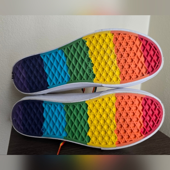 Vans Shoes - Vans Old Skool Pride Sneakers Men's 7, Women's 8.5 NWOT Rainbow Shoes Kicks